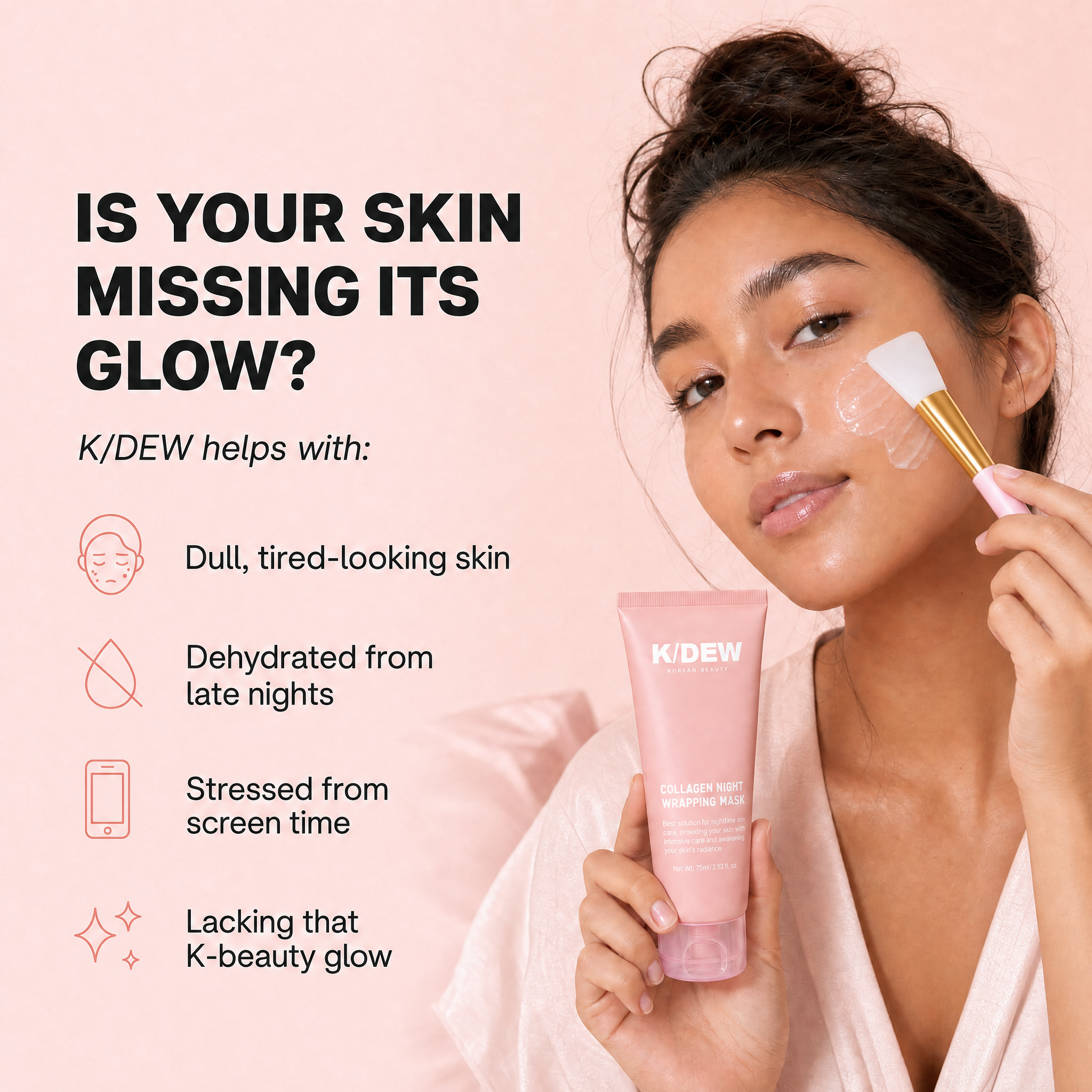 K/DEW - Korean Collagen Night Wrapping Mask