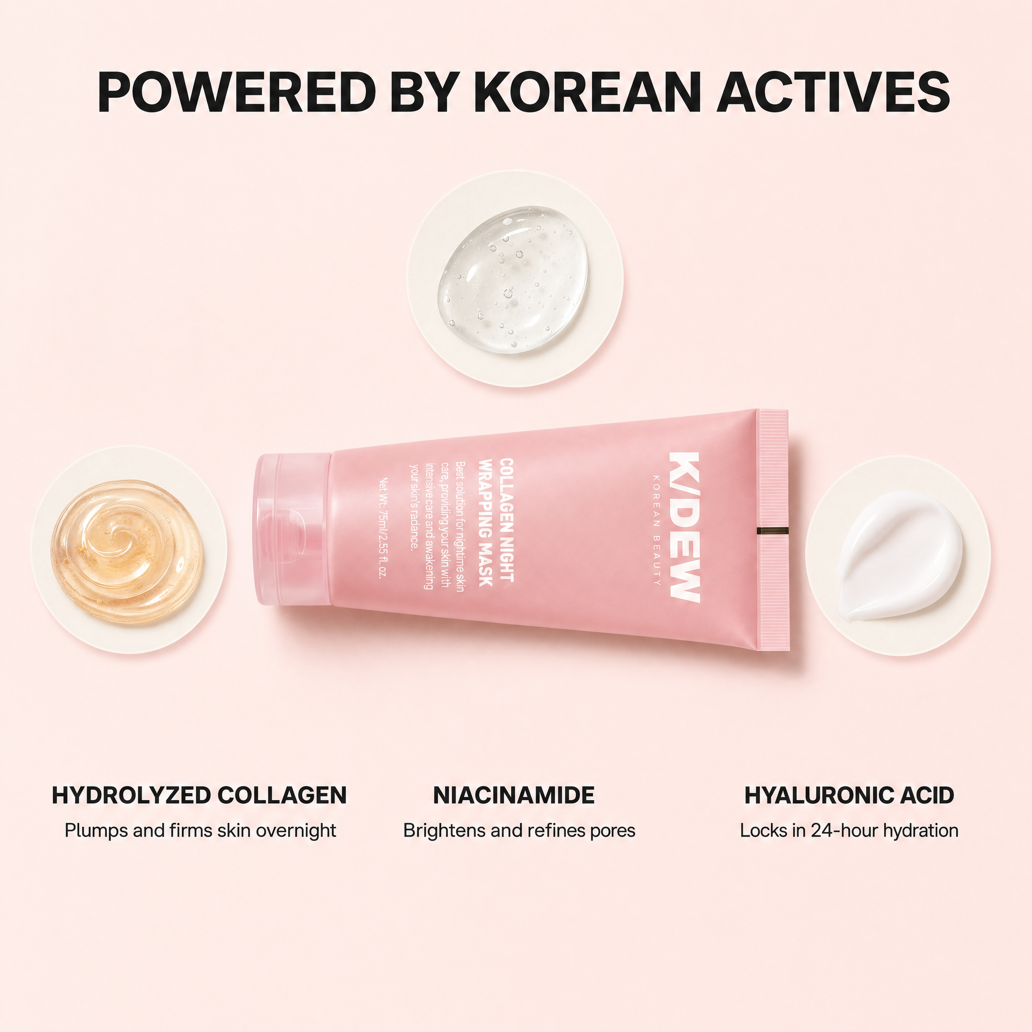 K/DEW - Korean Collagen Night Wrapping Mask